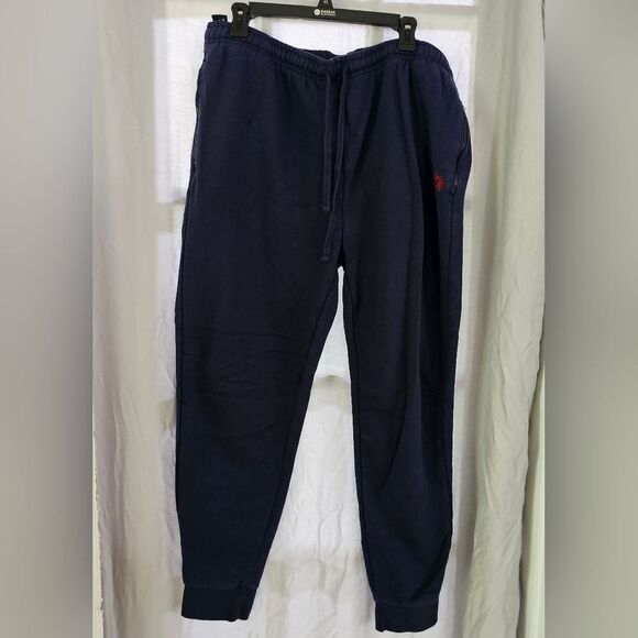 Men's Polo Navy Blue Jogger Pants Size XL - Picture 1 of 8